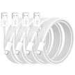 iPhone Lightning Cable [Apple MFi Certified], 4Pack iPhone Charger Cable 6FT, USB to Lightning Cable, Apple 2.4A Fast Charging Cord for iPhone 14/13/12/11 Pro/11/XR/8/7/6s Plus, iPad Pro/Air/Mini 🍁 All In One Marketplace Canada