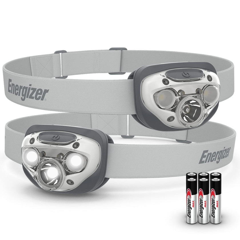 Energizer LED Headlamp PRO (2-Pack), IPX4 Water Resistant Headlamps, High-Performance Head Light for Outdoors, Camping, Running, Storm, Survival LED Light for Emergencies (Batteries Included) 🍁 All In One Marketplace Canada