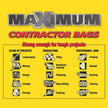 Maximum Heavy Duty Garbage Bags, 42-Gallon, 3 Mil, Clear Garbage Bags Extra Large, Tear Resistant, Industrial Strength, 32 Counts, Made In Canada 🍁 All In One Marketplace Canada