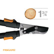 Fiskars Power-Lever Extendable Lopper, 2X Cutting Power, Precision-Ground Blade, 25