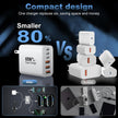 USB C Charger Block,65W 6-Port Multi Device Fast Charger PD QC Wall Adapter 🍁 All In One Marketplace Canada