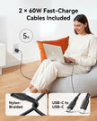 INIU for iPhone 17 16 Charger, 30W GaN Tech USB C Charger Fast Charging, 2-Pack Foldable USB C Charging Block with Cable for iPhone 17 16 Pro Max, MacBook Air 13 M4, Samsung S25 S24, iPad 11 Air 🍁 All In One Marketplace Canada