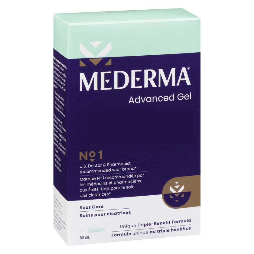 Mederma Advanced Scar Gel, Treats Old and New Scars, Reduces the Appearance of Scars from Acne, Stitches, Burns and More, 50 ml 🍁 All In One Marketplace Canada
