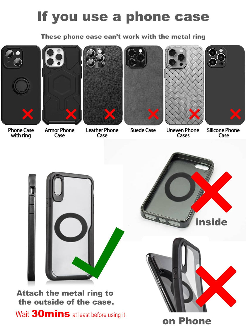 snanlen Upgraded 360° Nano Gel Vacuum Magnetic Phone Holder, Car Phone Holder for Magsafe[108+LBS Strongest Suction & 3000gf Strongest Magnetic], Suction Cup Phone Mount for Car/for iPhone 17 Pro Max 🍁 All In One Marketplace Canada