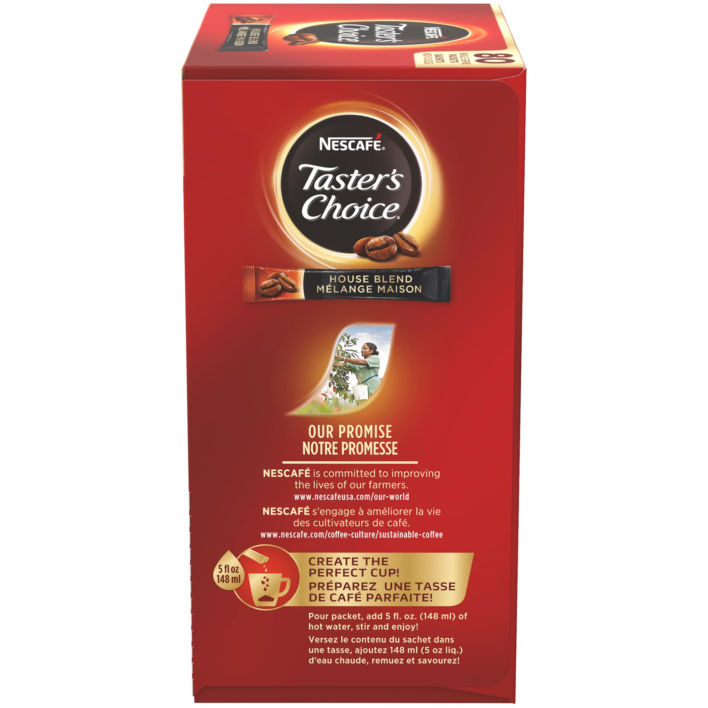 Nescafé Instant Coffee Packets, Taster's Choice Light Roast, 80 x 1.7g 🍁 All In One Marketplace Canada