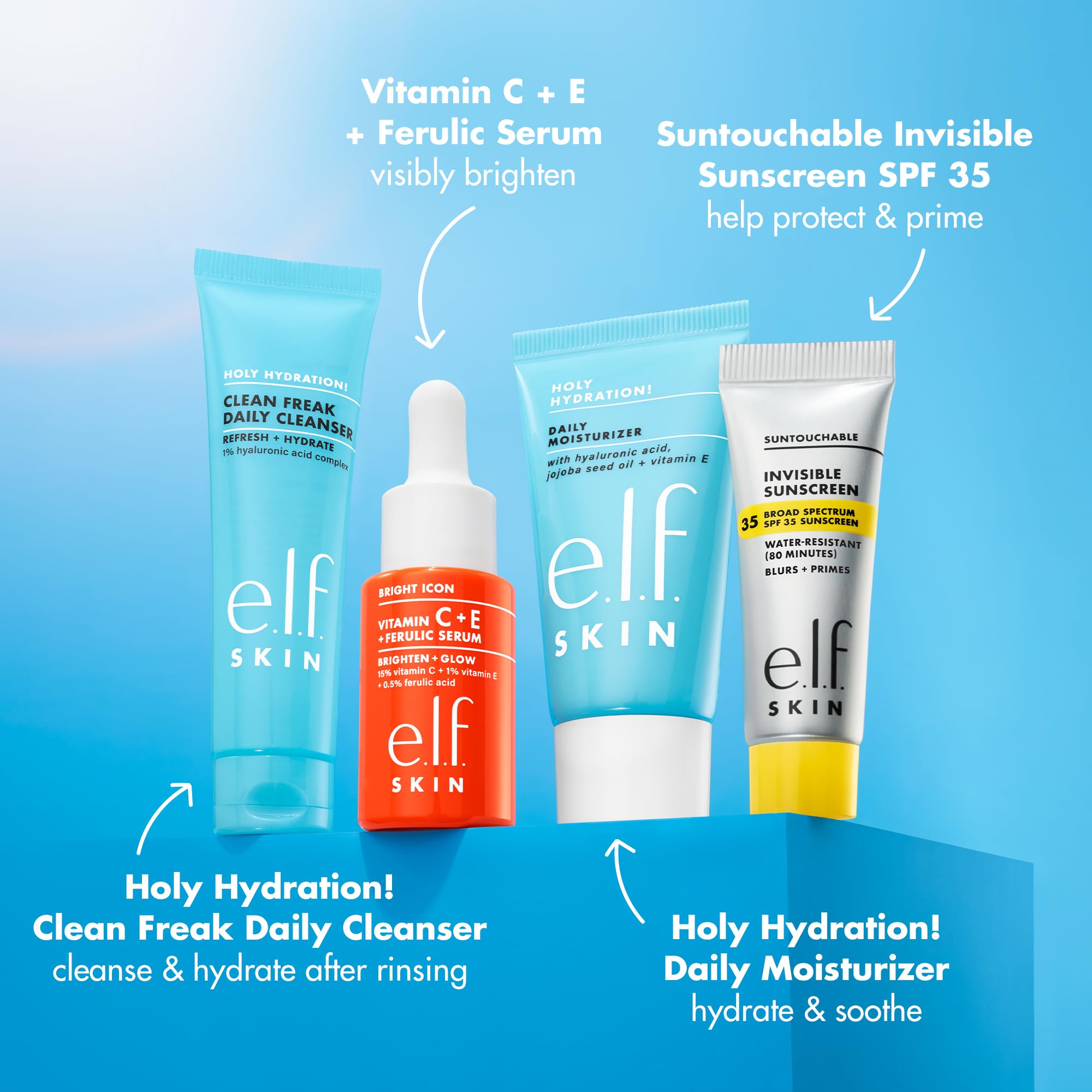 e.l.f. SKIN Wake the e.l.f. Up Skincare Kit 🍁 All In One Marketplace Canada
