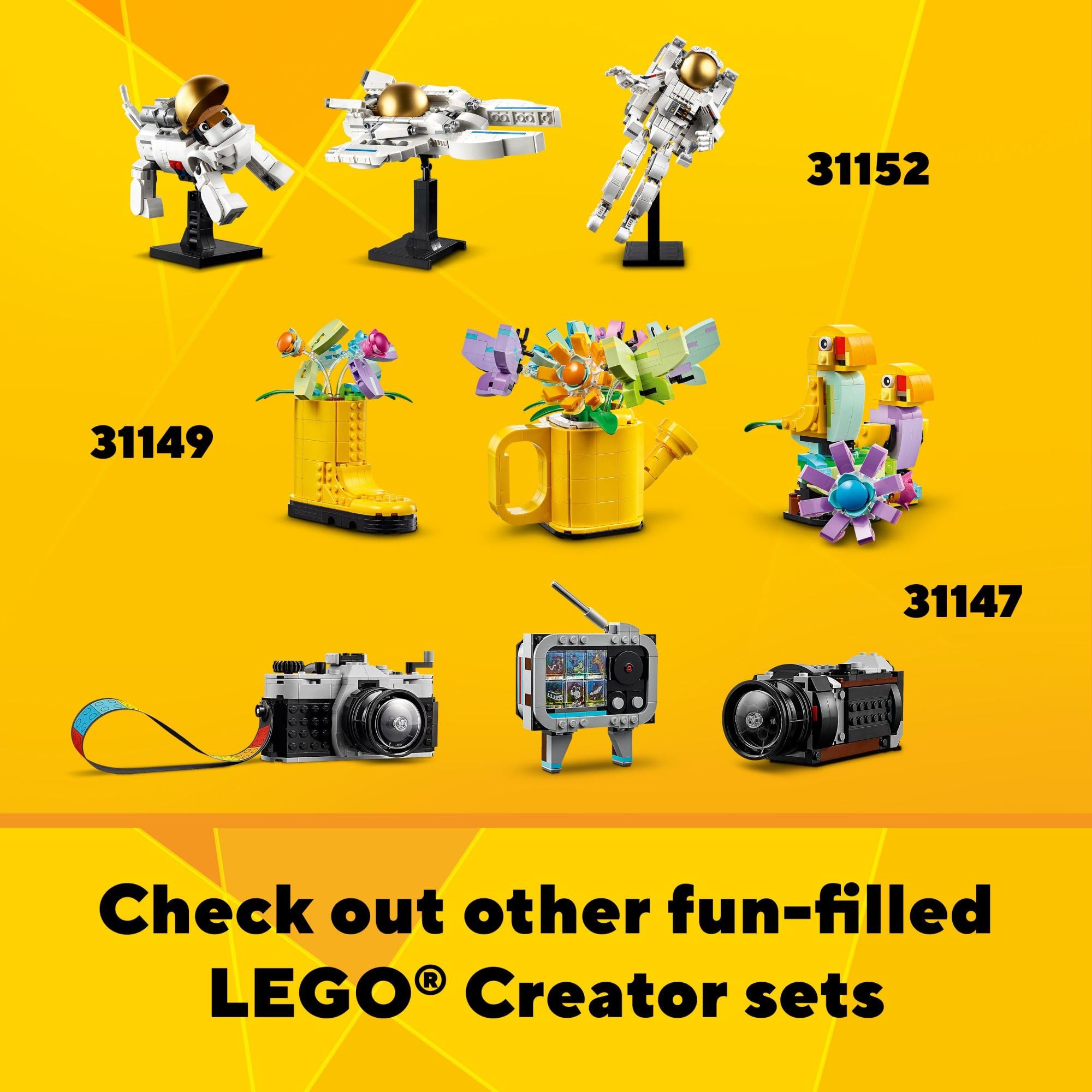 LEGO Creator 3 in 1 Retro Roller Skate Building Kit, Transforms from Roller Skate Toy to Mini Skateboard to Boom Box Radio, Birthday Gift for Skaters, Cool Toy for Boys and Girls Ages 8 and Up, 31148 🍁 All In One Marketplace Canada