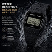 Casio F-91WB Series | Men's Digital Watch | Environmentally Friendly Bio-Based Resin | Alarm | Date Indicator | 7-Year Battery, Black 🍁 All In One Marketplace Canada