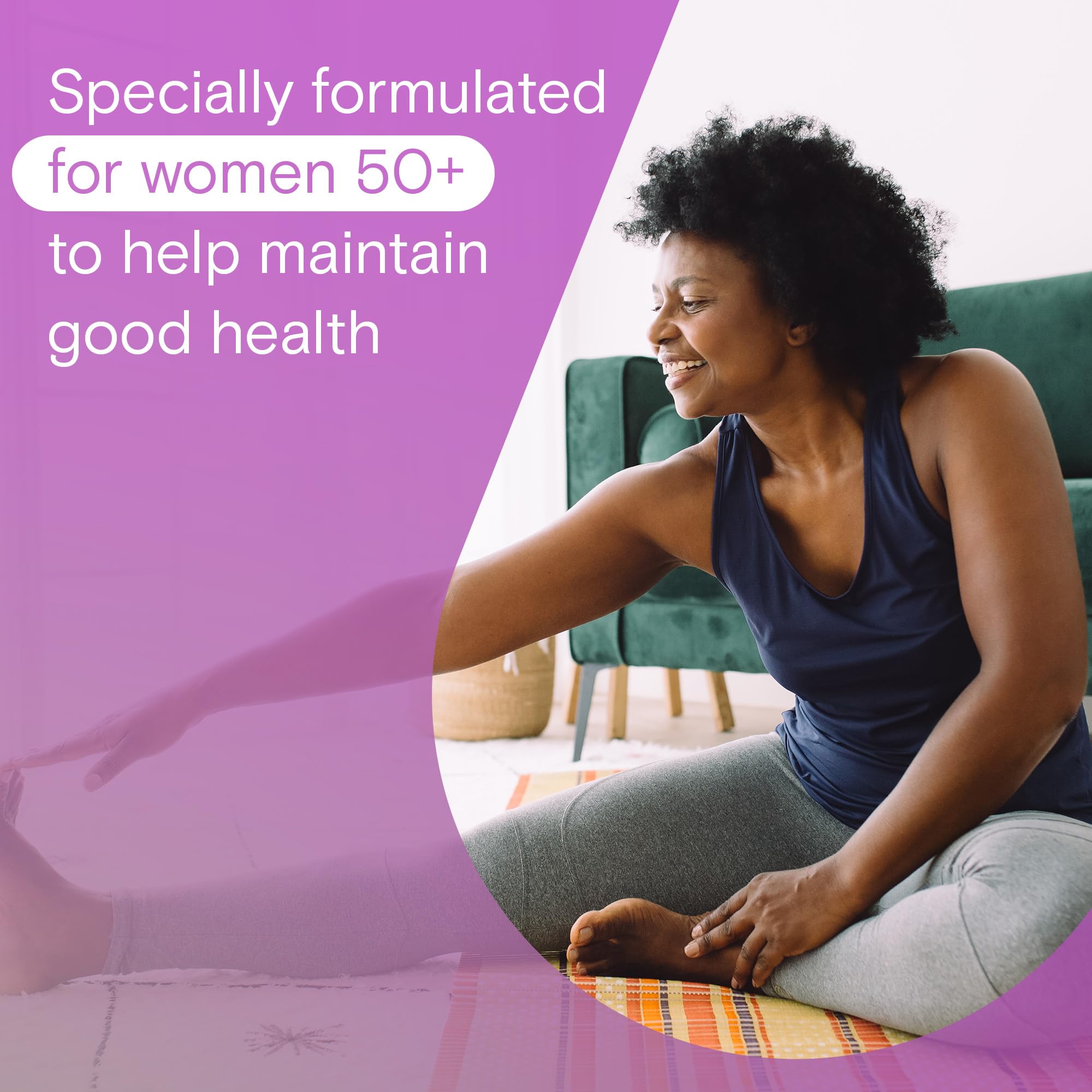 One A Day Women 50 Plus Multivitamin Gummies- Advanced Multivitamin Gummy with Brain Function & Immunity Support, Formulated with Vitamins & Minerals for Women 50+, 130 Gummies 🍁 All In One Marketplace Canada