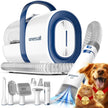 oneisall Dog Grooming Kit, Dog Grooming Clippers, Professional Pet Grooming Vacuum with 7 Pet Grooming Tools for Shedding Thick & Thin Dogs Cats Pet Hair 🍁 All In One Marketplace Canada