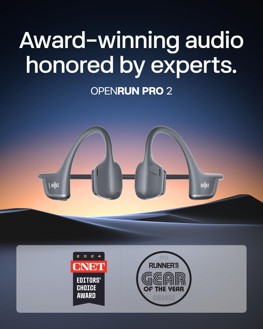 SHOKZ OpenRun Pro 2-Bone Conduction Headphones,Open-Ear Bluetooth Wireless Sport Earphones for Running,Workouts-Sweat Resistant,Comfortable Fit-Deep Bass,Smart Mic,Reflective Strip,Mini,Black 🍁 All In One Marketplace Canada