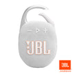 JBL Clip 5 - Ultra-Portable, Waterproof and Dustproof Bluetooth Speaker, Integrated Carabiner, Up to 12 Hours of Play, Made in Part with Recycled Materials (White) 🍁 All In One Marketplace Canada