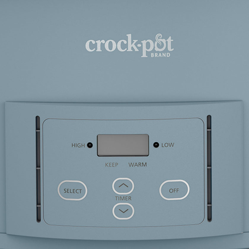 Crock-Pot Design Series 7-Quart Programmable Slow Cooker, Morning Haze Blue 🍁 All In One Marketplace Canada