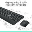 Logitech MK540 Advanced Wireless Keyboard and Mouse Combo for Windows, 2.4 GHz Unifying USB-Receiver, Multimedia Hotkeys, 3-Year Battery Life, for PC, Laptop 🍁 All In One Marketplace Canada