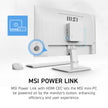 MSI PRO MP243W E14 24-inch IPS 1920 x 1080 (FHD) Computer Monitor, 144Hz, Adaptive-Sync, HDR Ready, HDMI, Display Port, VESA Mountable, Tilt, 4-Side Slim Bezel, 1ms, White 🍁 All In One Marketplace Canada