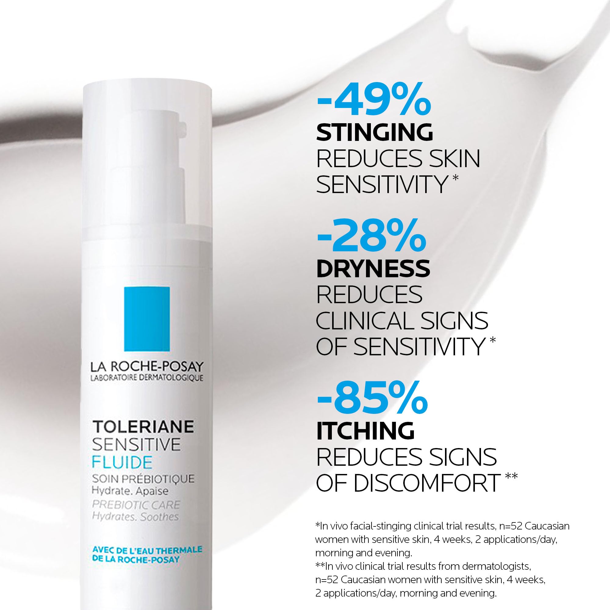 La Roche-Posay Face Moisturizer for Oily, Sensitive Skin, Toleriane Sensitive Fluid Hydrating Gel Cream with Niacinamide & Ceramides, Alcohol Free, Fragrance Free & Recommended by Dermatologists, 40mL 🍁 All In One Marketplace Canada