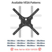 MOUNTUP TV Wall Mounts for Most 26-60 Inches TVs, Full Motion TV Bracket with Swivel and Extension, Articulating Arms, Tilt, Leveling, Single Stud Design, Max VESA 400x400mm up to 77lbs, MU0009 🍁 All In One Marketplace Canada