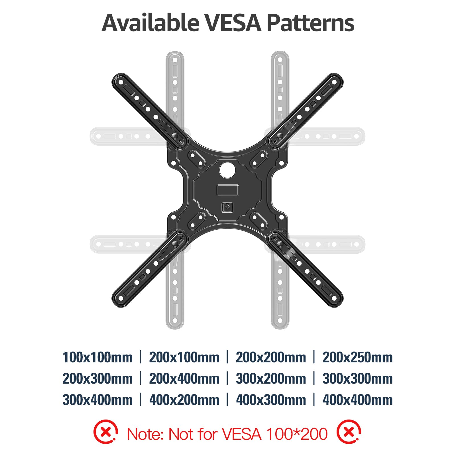 MOUNTUP TV Wall Mounts for Most 26-60 Inches TVs, Full Motion TV Bracket with Swivel and Extension, Articulating Arms, Tilt, Leveling, Single Stud Design, Max VESA 400x400mm up to 77lbs, MU0009 🍁 All In One Marketplace Canada