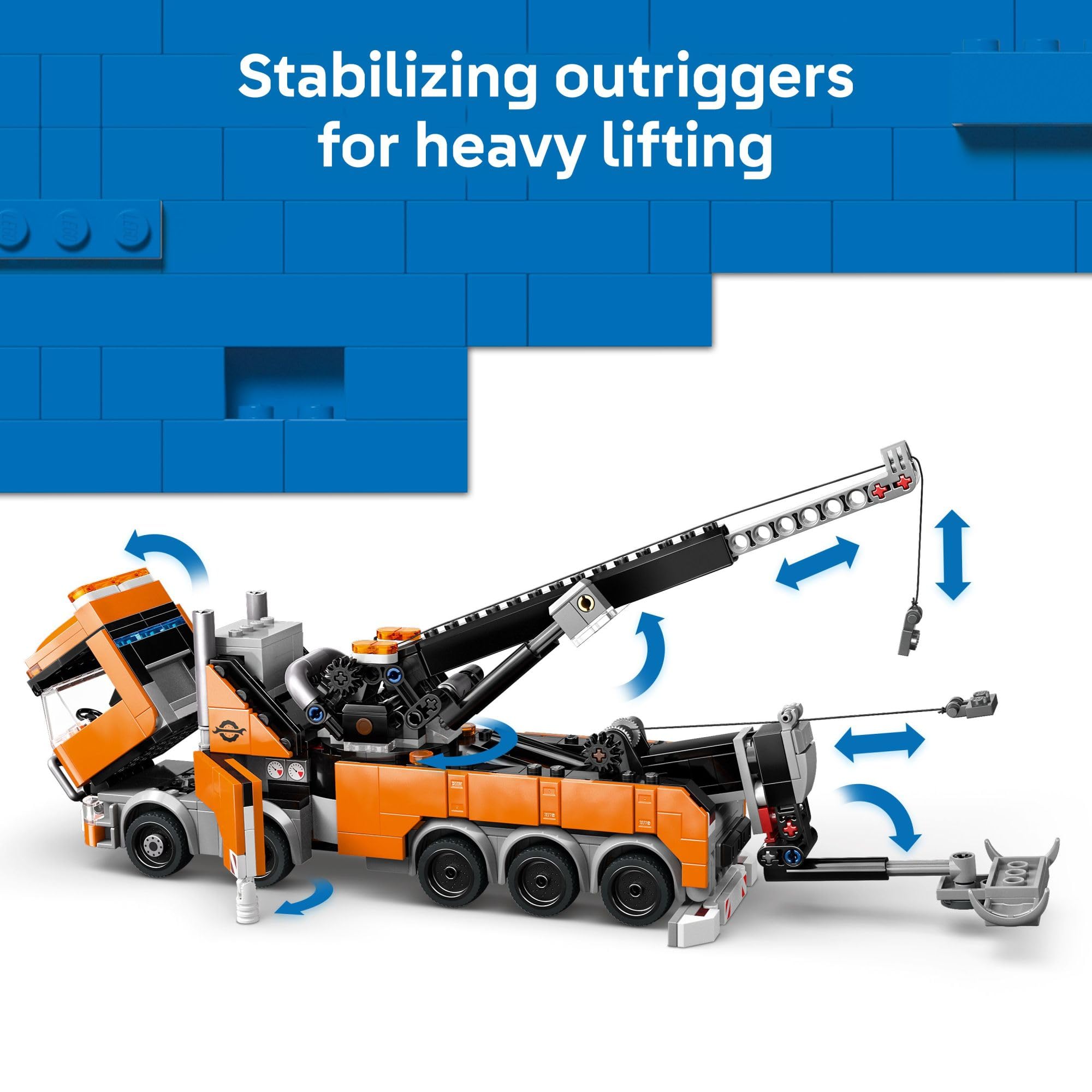 LEGO City Heavy-Duty Recovery Tow Truck with Crane Building Toy - Dump Truck & Tow Truck Toys for Boys & Girls, Ages 8+ - Pretend Play Set for Kids - Gift Idea for Birthdays & Holidays - 60467 🍁 All In One Marketplace Canada
