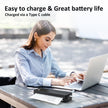 Gloryang Inkless Portable Printer for Travel, Wireless Thermal Printer Supports 8.5 x 11 Inch & A4 Size, Bluetooth Printer Includes Carry Case and 3 Rolls of Thermal Paper Kit, Black 🍁 All In One Marketplace Canada
