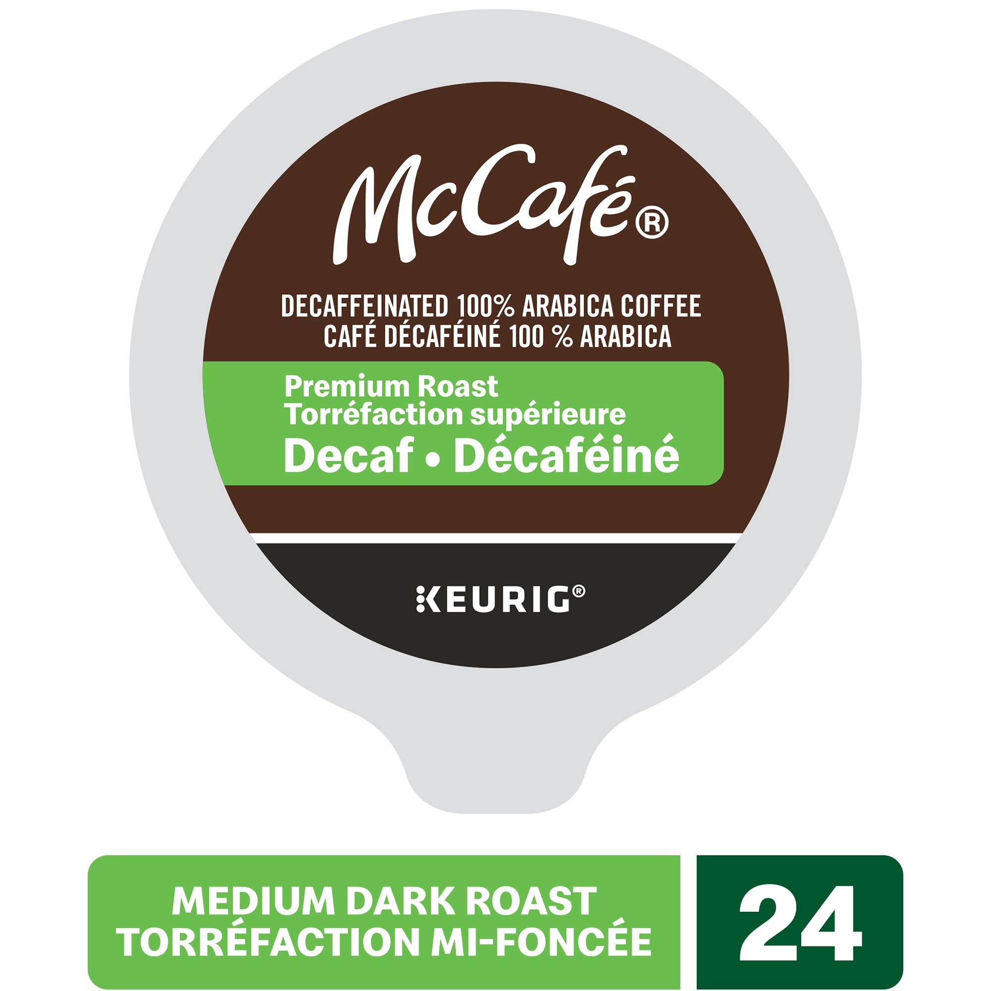 McCafé Premium Medium Dark Roast, Decaf, K-Cup Coffee Pods, 24 Count 🍁 All In One Marketplace Canada