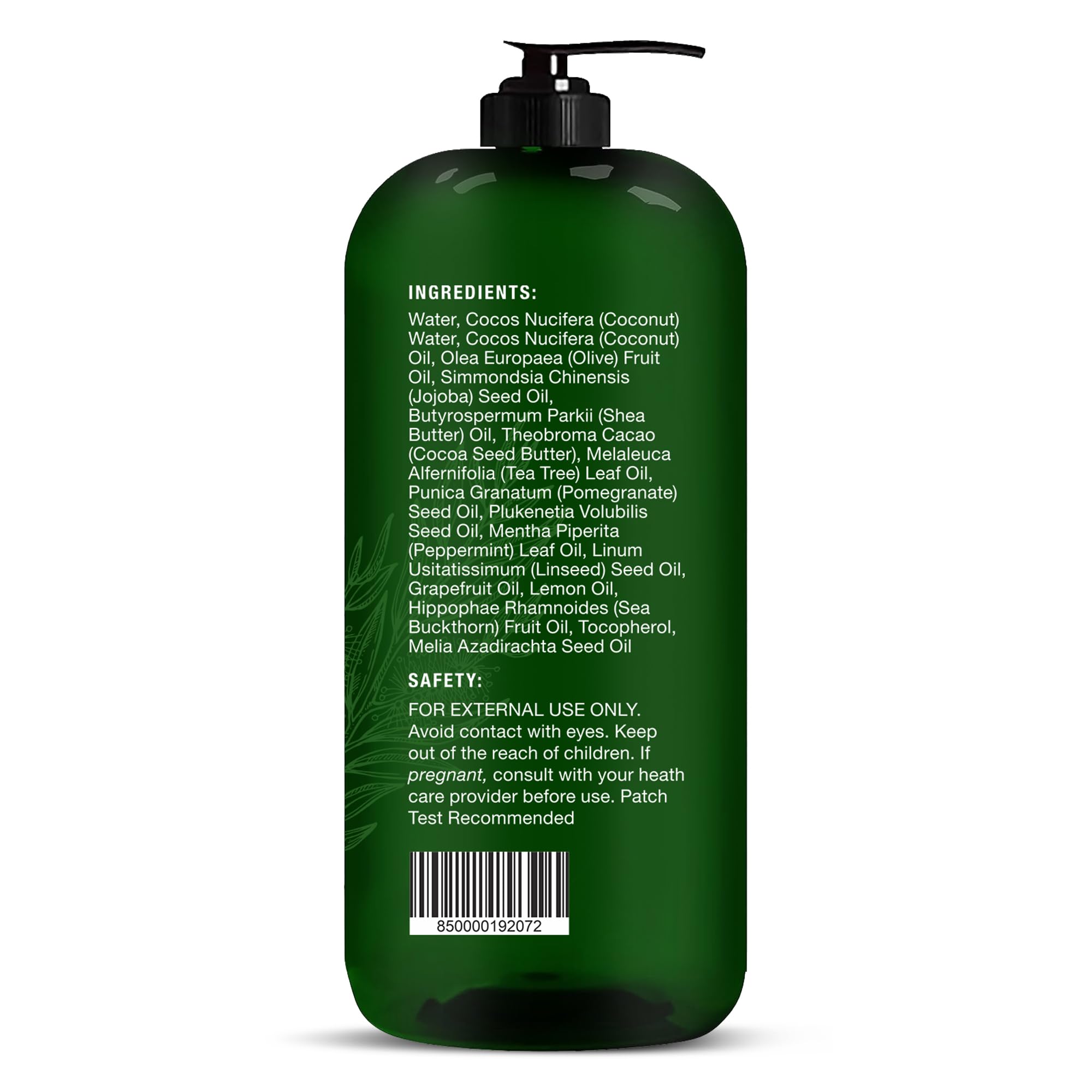 MAJESTIC PURE Tea Tree Body Wash with Collagen - Helps Nail Fungus, Athletes Foot, Ringworms, Jock Itch, Acne, Eczema & Body Odor - Soothes Itching - (Packaging May Vary), 16 fl oz 🍁 All In One Marketplace Canada