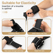 MANUEKLEAR Non-Slip Wrist Straps for Weightlifting Deadlifting, Gym Lifting Straps with D Rings for Cable Machine Workout, 10mm Neoprene Padded Weight lifting Wrist Wraps for Men Women (Black, M (6.3-7.5inch)) 🍁 All In One Marketplace Canada