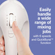 Hamilton Beach 6-Speed Electric Hand Mixer for Baking, 275W, Easy Clean Beaters, Dough Hooks, Whisk, Snap-On Storage Case, White (62636J) 🍁 All In One Marketplace Canada