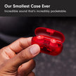 Beats Solo Buds - Wireless Bluetooth Earbuds | 18 Hours of Battery Life | Apple & Android Compatibility | Built-in Microphone - Transparent Red 🍁 All In One Marketplace Canada