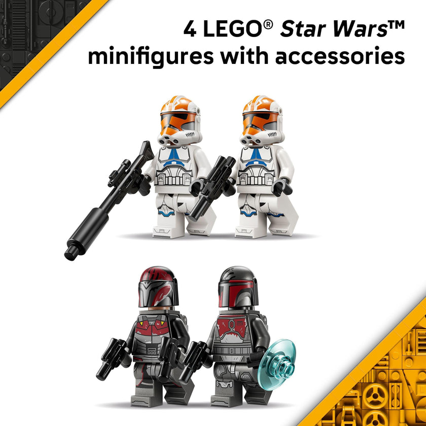 LEGO Star Wars Siege of Mandalore Battle Pack Building Toy for Boys & Girls - The Mandalorian Pretend Play Set W/4 Character Minifigures for Kids & Fans, Ages 6+ - Gift Idea for Birthdays - 75449 🍁 All In One Marketplace Canada