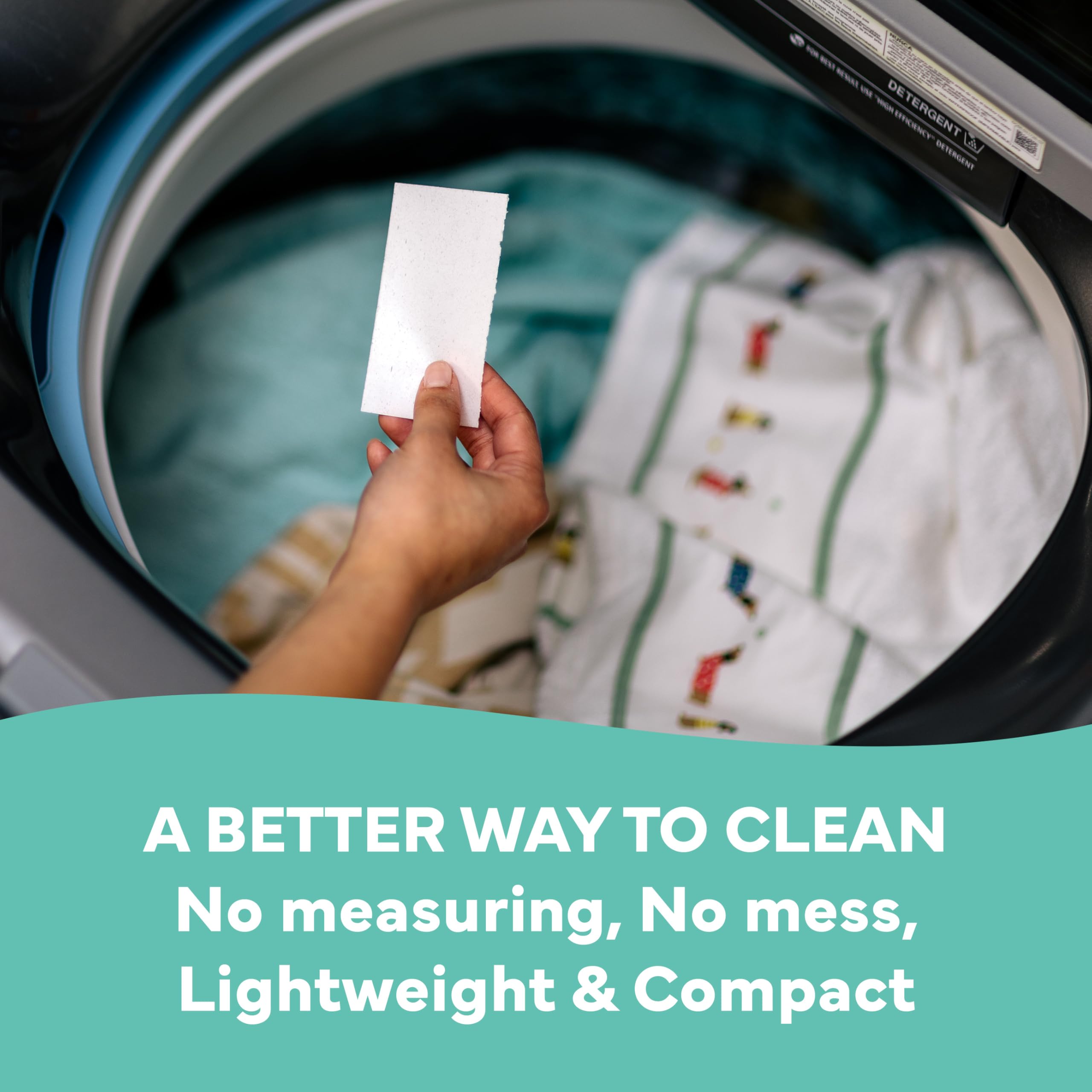 Tru Earth Compact Dry Laundry Detergent Sheets, Unscented - Up to 128 Loads (64 Sheets) - Paraben-Free - Original Eco-Strip Liquidless Laundry Detergent, Travel Laundry Sheets 🍁 All In One Marketplace Canada
