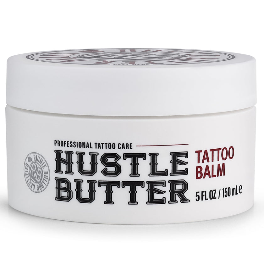 Hustle Butter Tattoo Aftercare 5oz Tattoo Balm, Heals + Protects New Tattoos and Rejuvenates Older Tattoos - 100% Vegan Tattoo Cream No-Petroleum 🍁 All In One Marketplace Canada