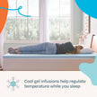 Linenspa 2 Inch Memory Foam Mattress Topper, Gel Infused Twin Mattress Topper, CertiPUR-US Certified ,Topper Only 🍁 All In One Marketplace Canada
