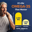 Triple Strength Omega 3 Fish Oil | 120 Softgels | 3600 mg Fish Oil | Over 2100mg of Omega-3 Fatty Acids | Heart and Cognitive Support | 1300mg EPA + 860mg DHA | Wild Caught & Burpless | 120 Ct 🍁 All In One Marketplace Canada