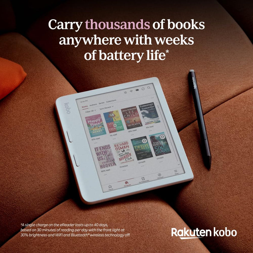 Kobo Libra Colour | eReader | 7” Glare-Free Colour E Ink Kaleido 3 Display | Dark Mode Option | Audiobooks | Waterproof | Black 🍁 All In One Marketplace Canada