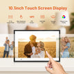 Anna Bella Digital Photo Frame 10.1 Inch with 1280x800 HD IPS Touch Screen, 32GB WiFi Digital Picture Frame with App Sharing, Auto-Rotate Photo Frame with Sleep Mode, Gift for Parents, Friends 🍁 All In One Marketplace Canada