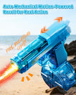2 Pack Electric Water Gun for Kids Adults,Automatic Squirt Gun with LED Lights,High Capacity Leak-Proof Water Tank,Powerful Continuous Firing Water Blaster for Summer Outdoor Toys (Blue+Black) 🍁 All In One Marketplace Canada