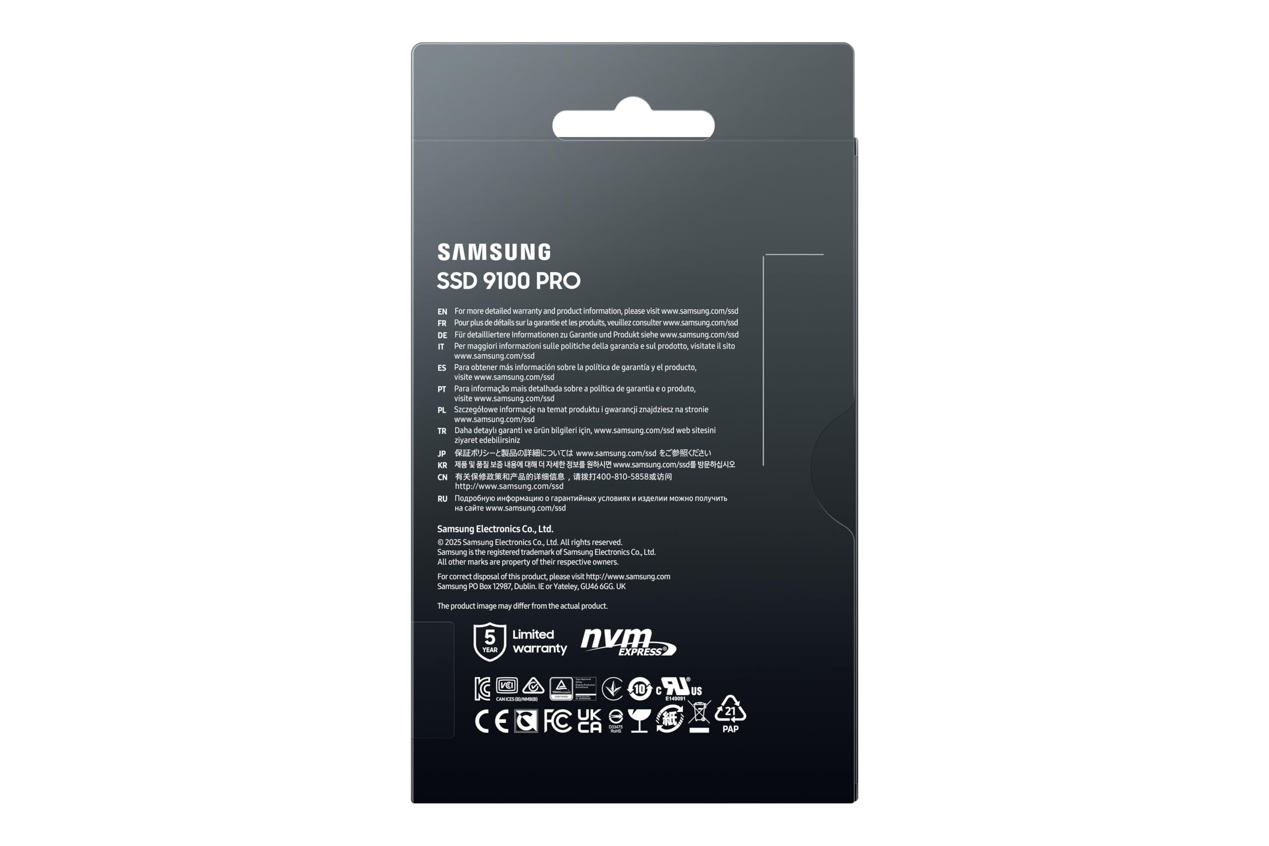 Samsung 9100 PRO Series - 2TB PCIe 5.0 x4, NVMe 2.0, M.2 Internal SSD, Up to 14,700MB/s, Fast Speed, Thermal Contorl, MZ-VAP2T0B/AM [Canada Version] 🍁 All In One Marketplace Canada