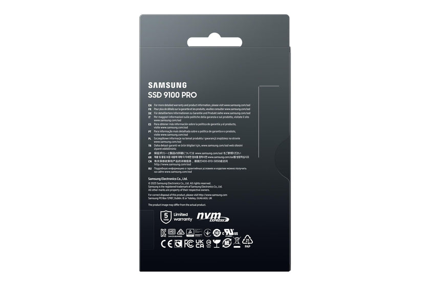 Samsung 9100 PRO Series - 2TB PCIe 5.0 x4, NVMe 2.0, M.2 Internal SSD, Up to 14,700MB/s, Fast Speed, Thermal Contorl, MZ-VAP2T0B/AM [Canada Version] 🍁 All In One Marketplace Canada