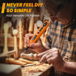 HARDELL Mini Cordless Rotary Tool, 5-Speed and USB Charging Rotary Tool Kit, Multi-Purpose 3.7V Power Rotary Tool with 61 Accessories for Sanding, Polishing, Drilling, Etching, Engraving, DIY Crafts 🍁 All In One Marketplace Canada