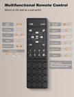 Ohniyou 52'' Ceiling Fan with Lights: Smart Fan with remote & APP Control - Low Profile Ceiling Fan with Quiet Performance - Flush Mount Outdoor Ceiling Fan (Black) 🍁 All In One Marketplace Canada