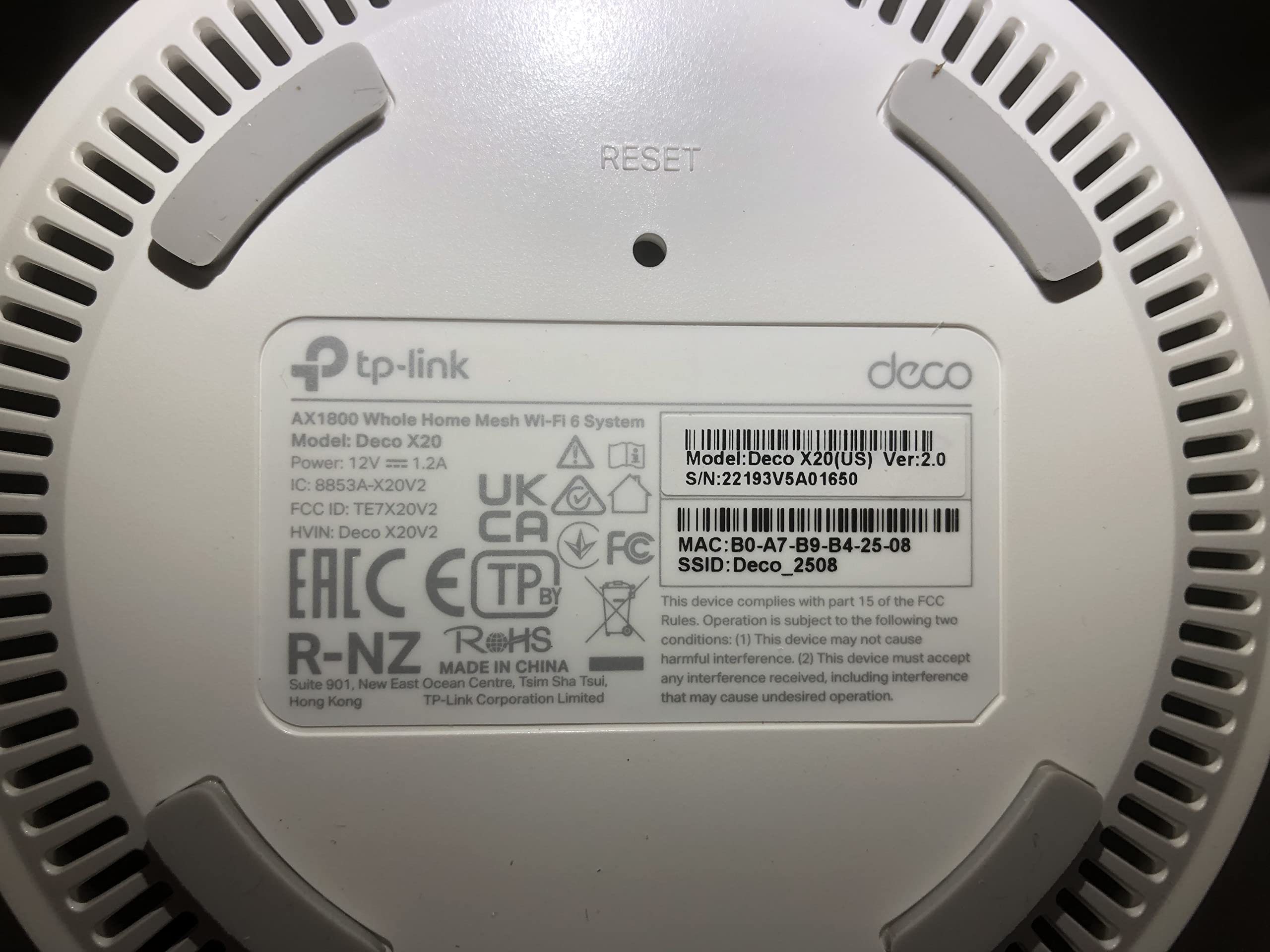 TP-Link Deco AX1800 WiFi 6 Mesh System (Deco X20) - Covers up to 5,800 Sq. Ft., Replaces Wireless Internet Routers and Extenders, 6 Ethernet Ports in Total, Supports Ethernet Backhaul, 3-Pack 🍁 All In One Marketplace Canada