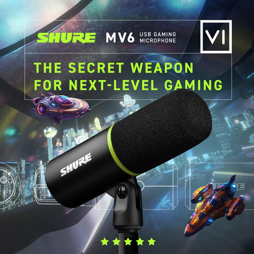 Shure MV6 USB Gaming Microphone for Streaming & Recording 🍁 All In One Marketplace Canada