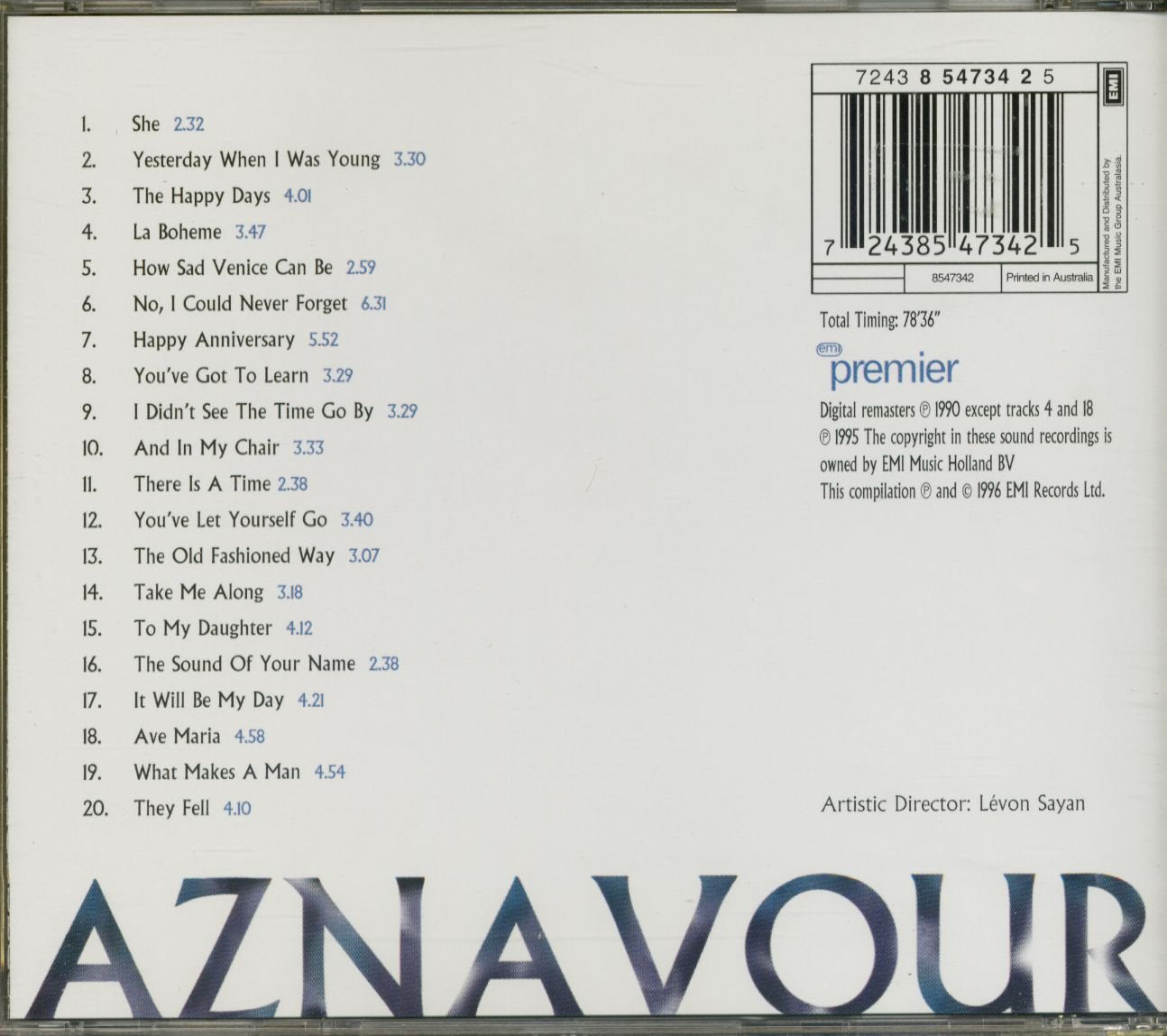 She: The Best of Charles Aznavour