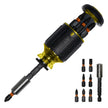 Klein Tools 32308 Multi-bit Stubby Screwdriver, Impact Rated 8-in-1 Adjustable Magnetic Tool with Phillips, Slotted, Square and Nut Driver 🍁 All In One Marketplace Canada
