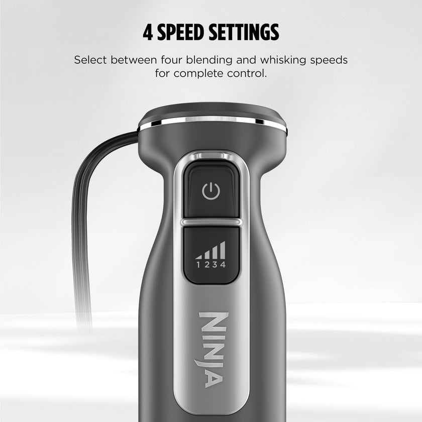 Ninja Immersion Blender & Whisk, 4 Speeds, 4oz/120mL, Dark Grey, CI201CGY 🍁 All In One Marketplace Canada