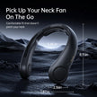 JISULIFE Portable Neck Fan Upgraded, Neckbrace Personal Hands Free, 5 Speed Gears Adjustment, 5000 mAh Wearable Bladeless Quiet Rechargeable for Outdoor Indoor, Gifts for Women Men- Black 🍁 All In One Marketplace Canada