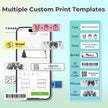 Nelko Label Maker Machine with Tape, P21 Portable Bluetooth Label Printer, Wireless Built-in Cutter Sticker Maker Mini Label Makers with Multiple Templates for School Organizing Office Home, White 🍁 All In One Marketplace Canada