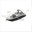 SIKA - Multi-Purpose Adhesive and sealant for Boats - Sikaflex-291 - Black - Marine use - Makes Elastic and Vibration-Resistant Seals - Low Odour - 300 mL 🍁 All In One Marketplace Canada