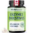 Digestive Enzymes 280MG for Digestive Health & Bloating Relief for Women & Men | Triple Digestive Enzyme Blend to Break Down Carbs & Fats, Anti Bloating Supplement for Women & Men | Vegetarian | 90ct 🍁 All In One Marketplace Canada